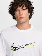 Nike White Running T-Shirt - Image 3 of 3