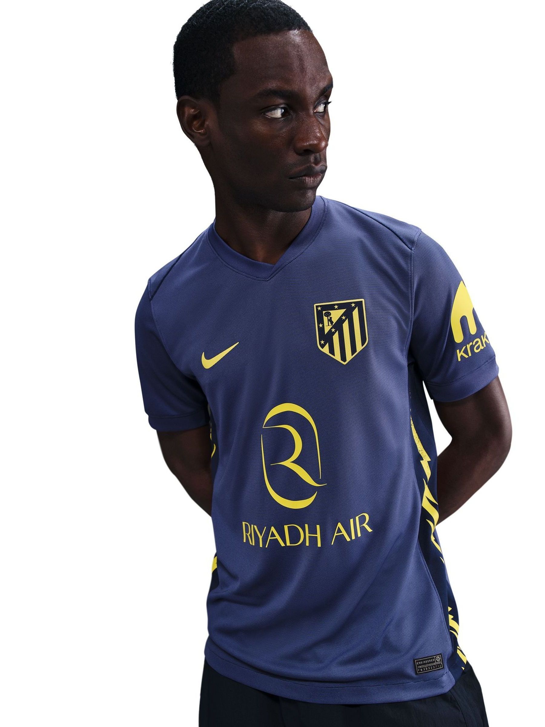 Buy Nike Blue Atletico Madrid Away Stadium Football Shirt from