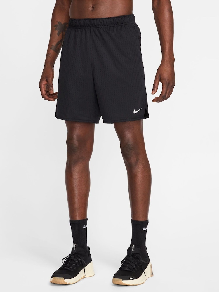 Nike Black Breathe Totality 7 Inch Training Shorts - Image 1 of 8