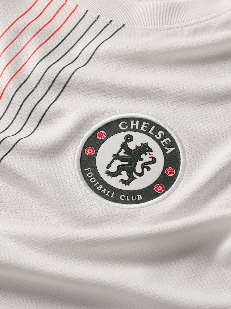 Nike White Chelsea FC 25/26 Away Football Shirt - Image 8 of 8 Nike White Chelsea FC 25/26 Away Football Shirt - Image 8 of 8