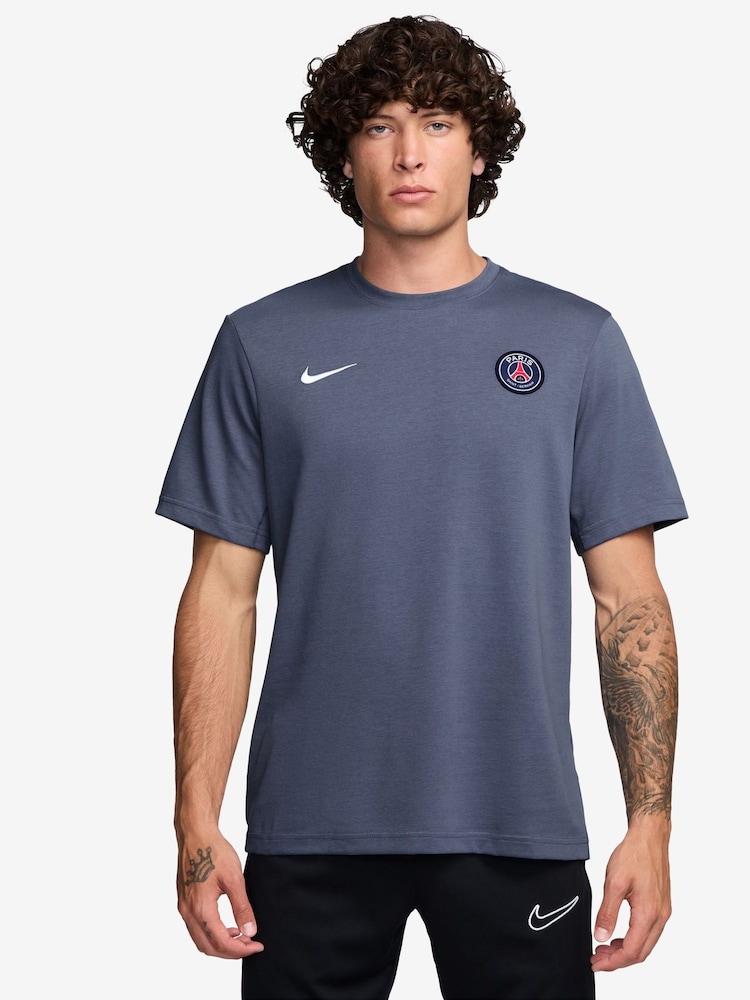 Nike Blue PSG Training T-Shirt - Image 1 of 3