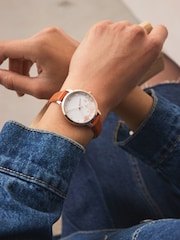 Orange Flower Dial Watch - Image 1 of 4