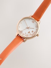 Orange Flower Dial Watch - Image 4 of 4