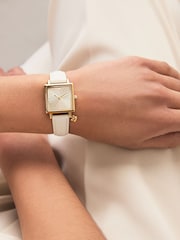 Ecru Square Heart Charm Watch - Image 1 of 4