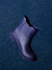 Joules Raindance Navy Blue Lightweight Ankle Wellies - Image 2 of 11