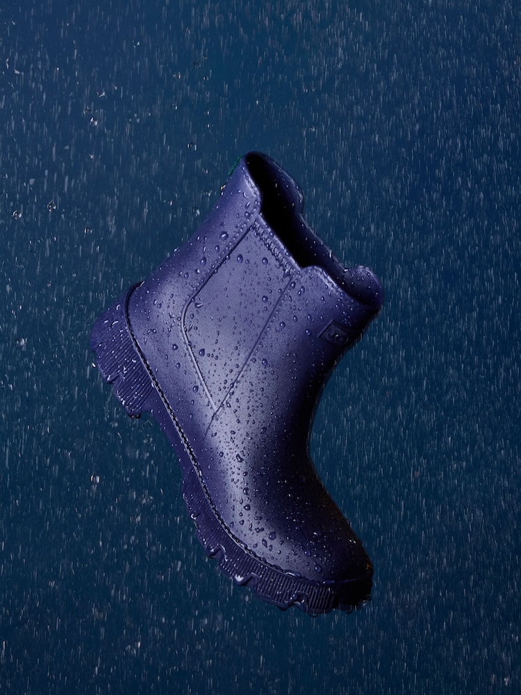 Joules Raindance Navy Blue Lightweight Ankle Wellies - Image 2 of 11