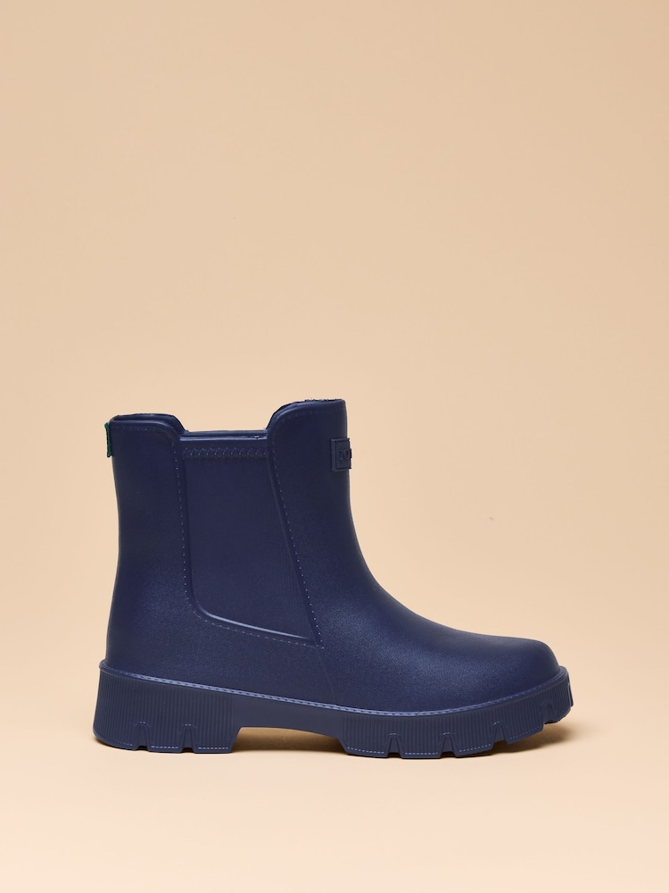 Joules Raindance Navy Blue Lightweight Ankle Wellies - Image 4 of 10