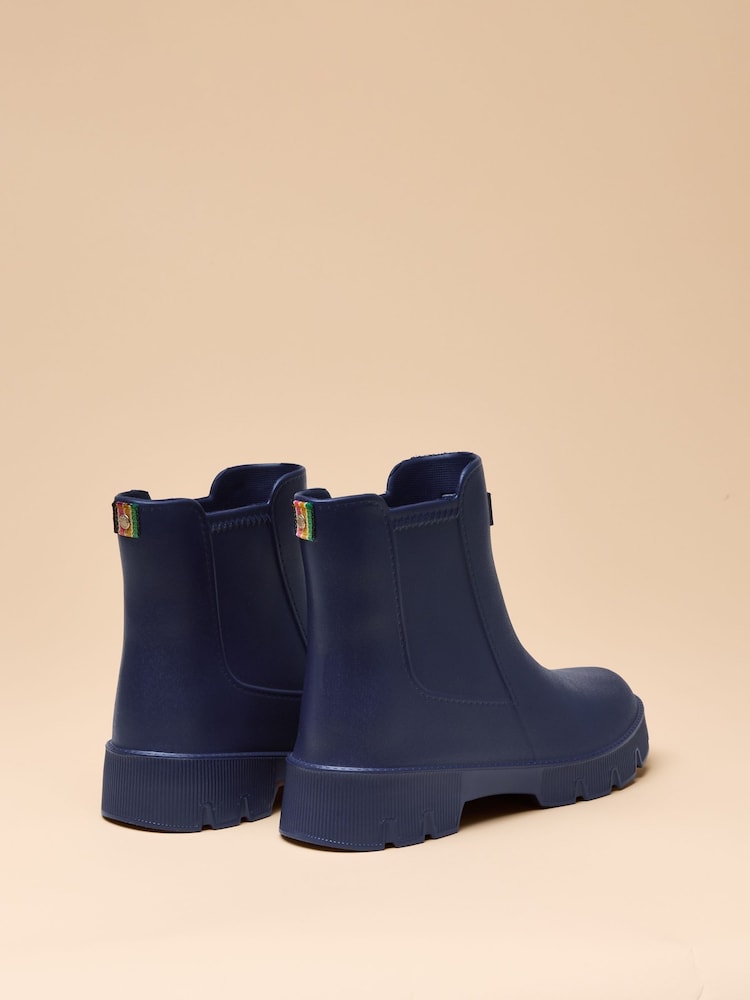 Joules Raindance Navy Blue Lightweight Ankle Wellies - Image 5 of 10