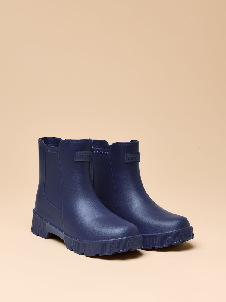 Joules Raindance Navy Blue Lightweight Ankle Wellies - Image 6 of 10