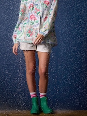 Joules Raindance Green Lightweight Ankle Wellies - Image 2 of 10