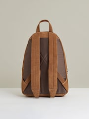 Reiss Light Tan Nico Suede Backpack - Image 5 of 5
