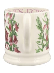 Emma Bridgewater Cream Foxgloves 1/2 Pint Mug - Image 3 of 5