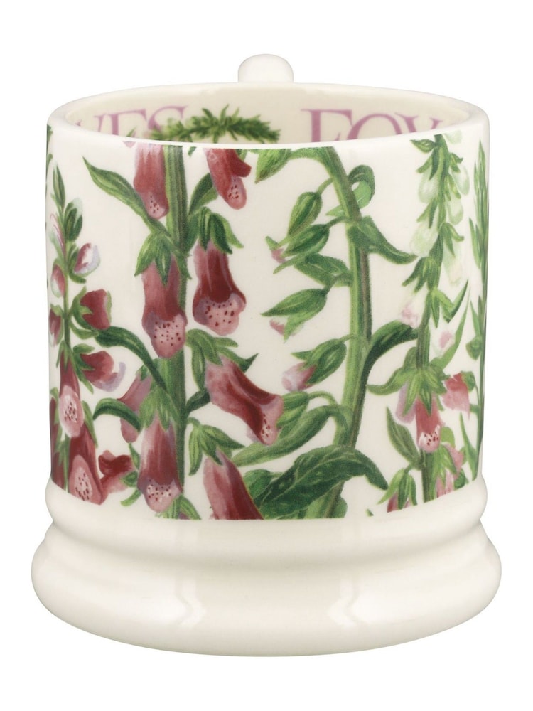 Emma Bridgewater Cream Foxgloves 1/2 Pint Mug - Image 5 of 5 Emma Bridgewater Cream Foxgloves 1/2 Pint Mug - Image 5 of 5