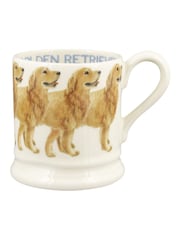 Emma Bridgewater Cream Golden Retriever 1/2 Pint Mug - Image 1 of 2