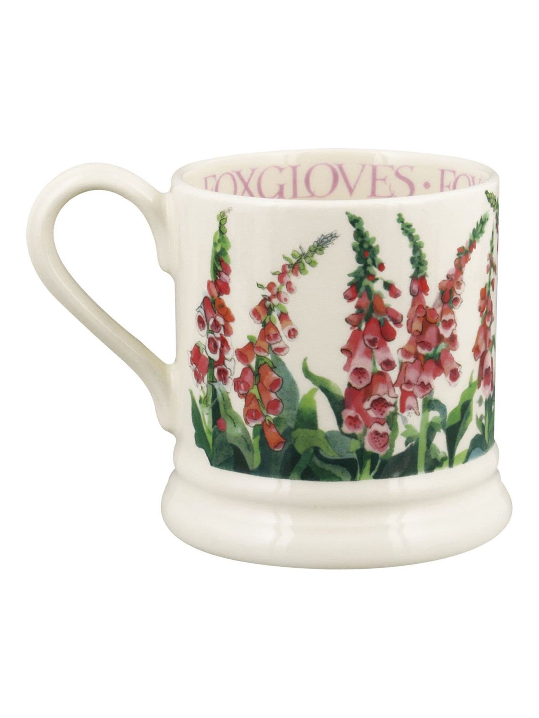 Buy Emma Bridgewater Cream Foxgloves 1/2 Pint Mug from Next USA