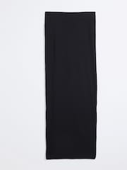River Island Black Ribbed Roll Neck and Midi 100% Cotton Skirt 2 Piece Set - Image 5 of 7