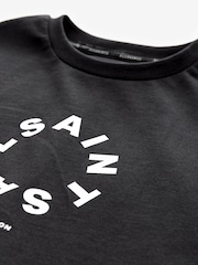 smALLSAINTS Black Oversized Tierra Crew Logo T-Shirt - Image 6 of 7