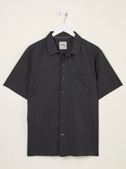 FatFace Bugle Black Linen Cotton Shirt - Image 5 of 5