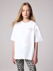 smALLSAINTS Leopard Underground Oversized T-Shirt and Legging Girls Set - Image 3 of 9
