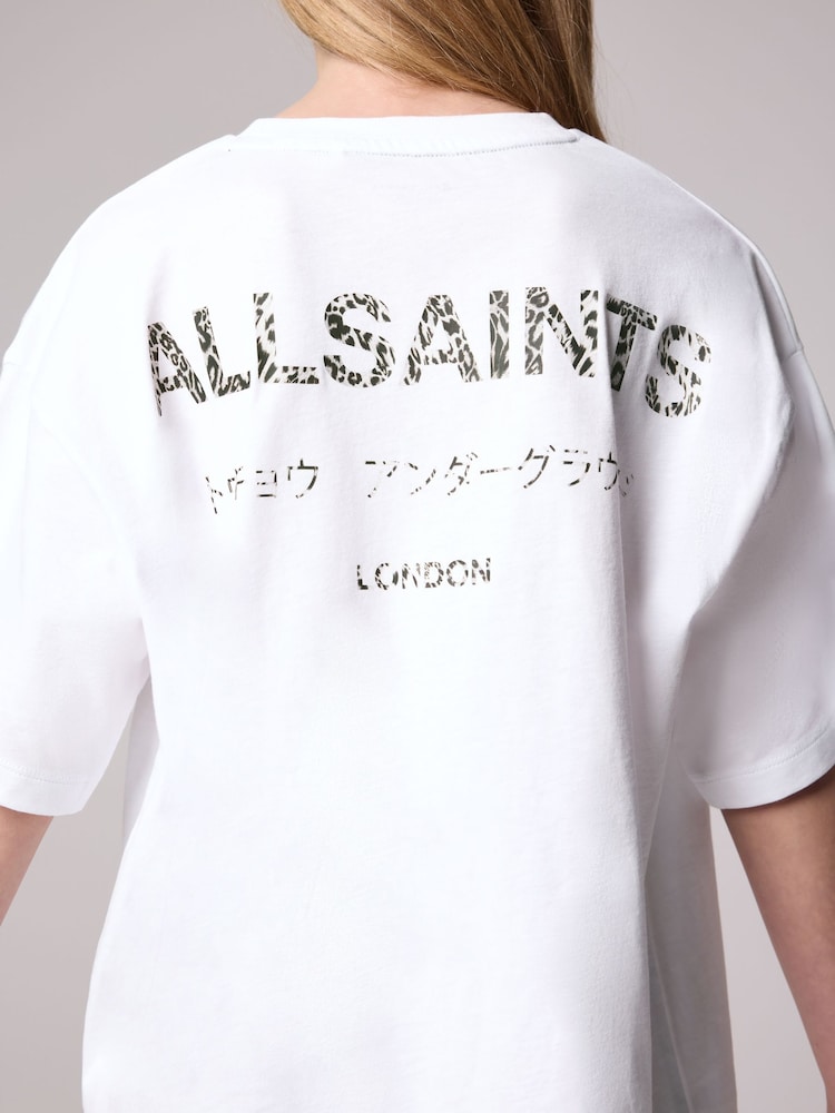 smALLSAINTS Leopard Underground Oversized T-Shirt and Legging Girls Set - Image 4 of 9