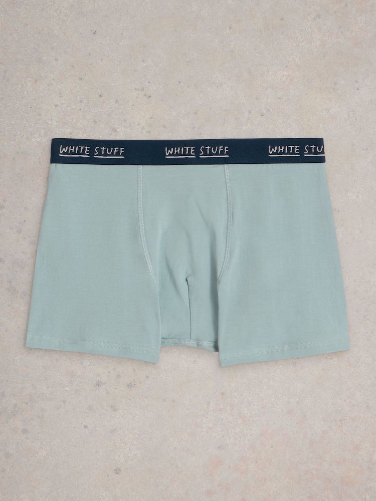 White Stuff Blue Boxers 2 Pack - Image 3 of 3