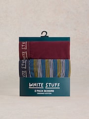 White Stuff Purple Boxers 2 Pack - Image 1 of 3