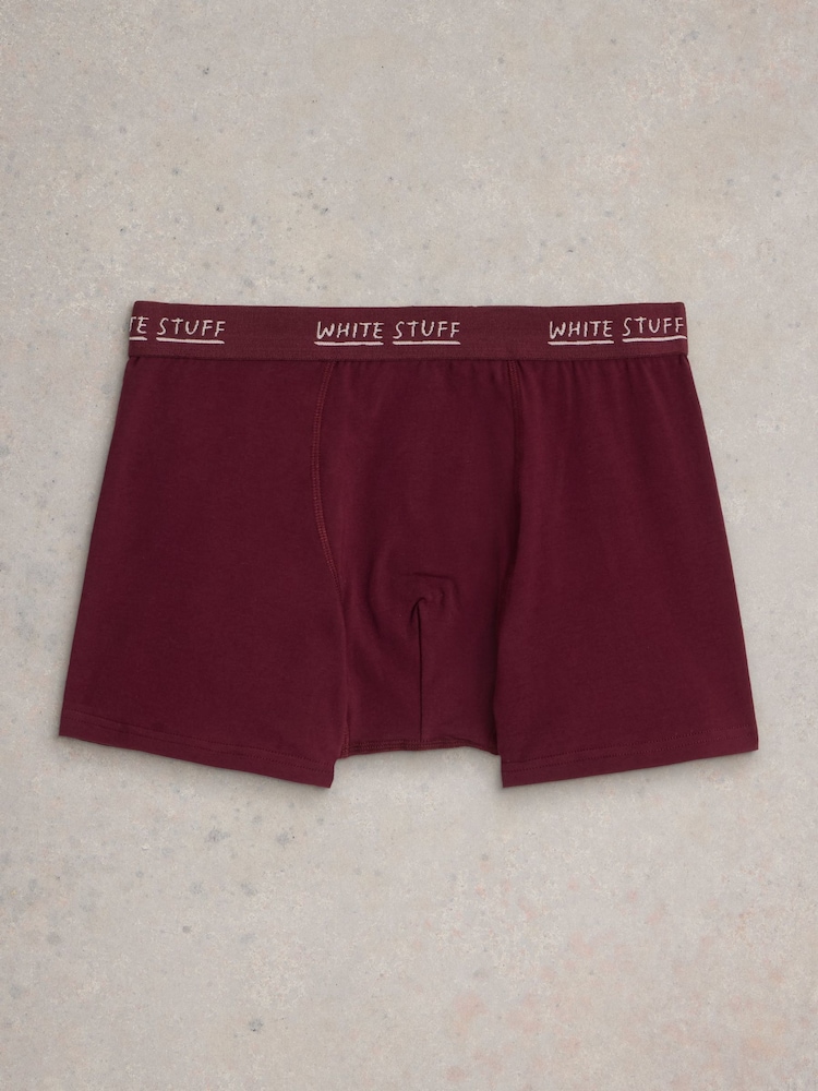 White Stuff Purple Boxers 2 Pack - Image 2 of 3