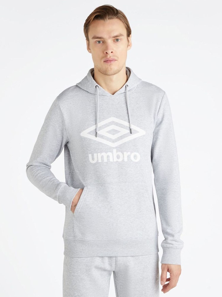 Umbro Grey Team Hoodie - Image 1 of 6