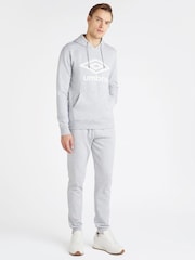 Umbro Grey Team Hoodie - Image 3 of 6