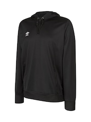 Umbro Black Junior Poly Oh Hoodie - Image 1 of 2
