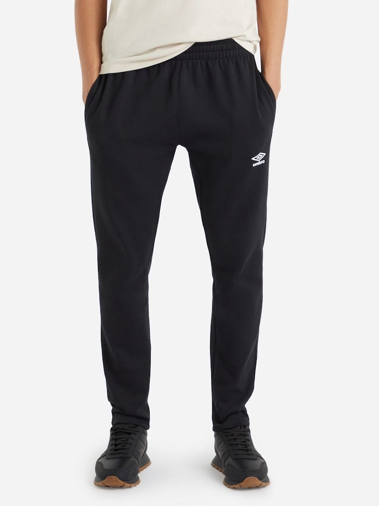 Umbro Black Fleece Joggers - Image 1 of 5 Umbro Black Fleece Joggers - Image 1 of 5