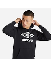 Umbro Black Large Logo Hoodie - Image 2 of 5