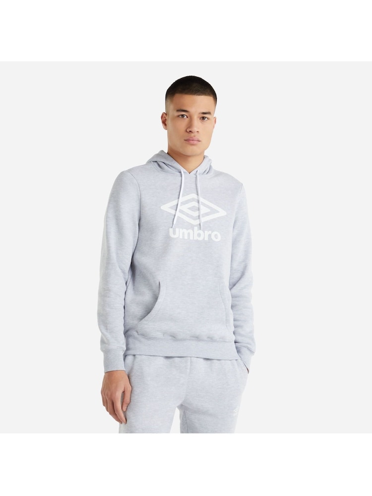 Umbro Grey Large Logo Hoodie - Image 1 of 5