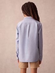 Superdry Blue Oxford Shirt - Image 2 of 9