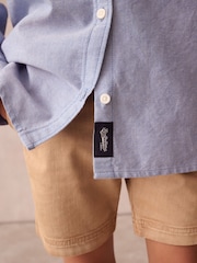 Superdry Blue Oxford Shirt - Image 4 of 9