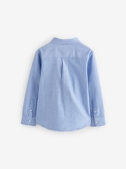 Superdry Blue Oxford Shirt - Image 7 of 9