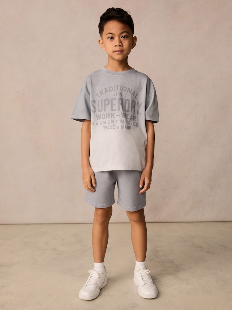 Superdry Blue Tiger Printed Set - Image 1 of 10