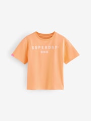 Superdry Multi Printed 100% Organic Cotton T-Shirts 3 Pack - Image 5 of 7