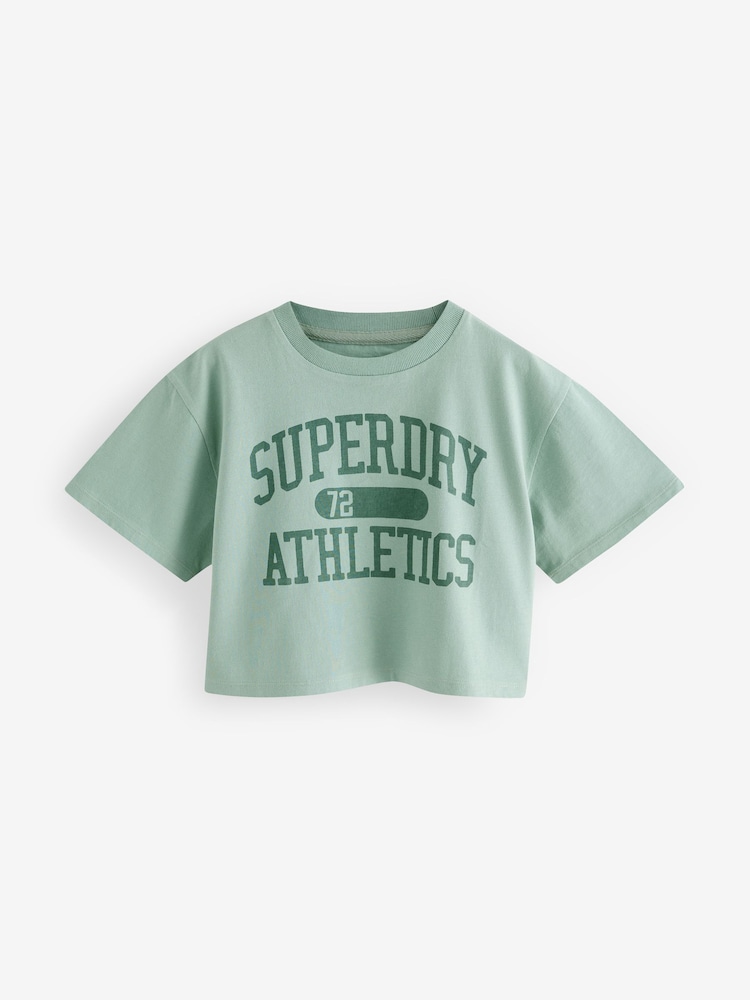 Superdry Cropped T-Shirts 2 Pack - Image 2 of 6