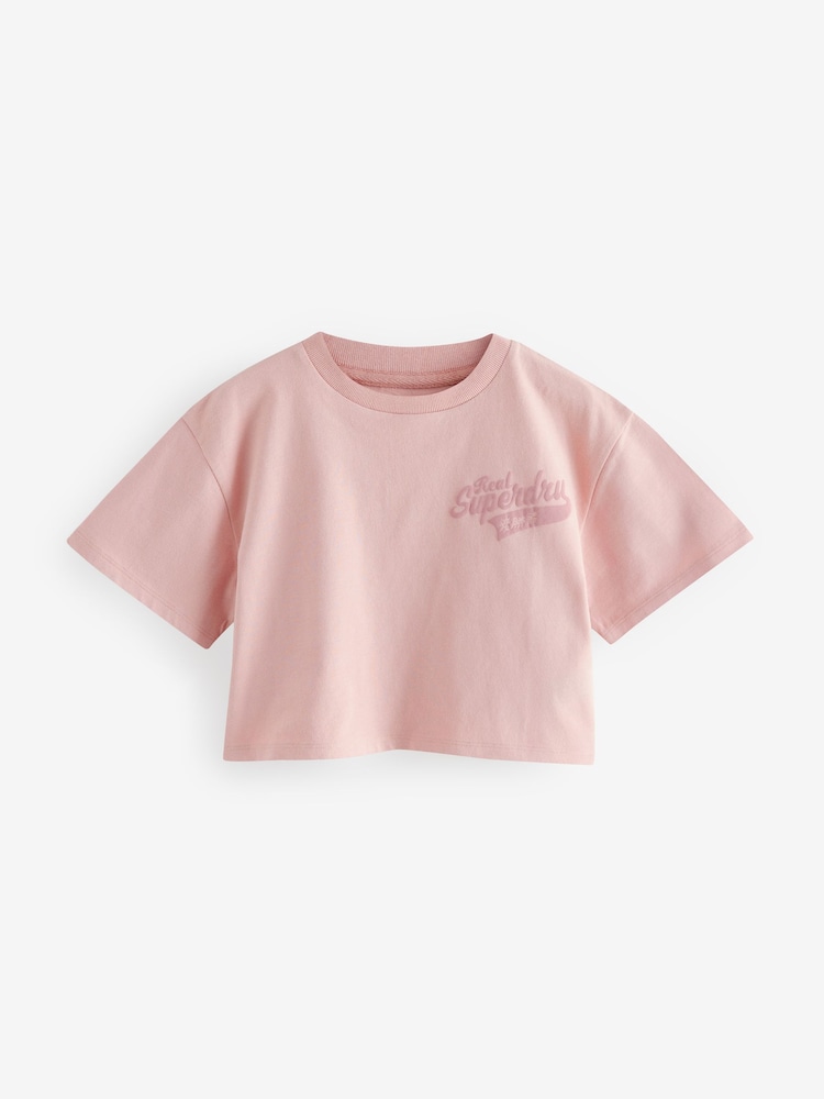 Superdry Multi Cropped T-Shirts 2 Pack - Image 3 of 6