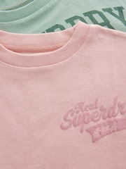 Superdry Cropped T-Shirts 2 Pack - Image 5 of 6