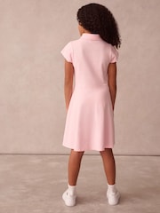 Superdry Pink Embroidery Polo Dress - Image 2 of 9