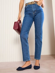Friends Like These Navy Standard Fit Twist Detail Round Toe Flat Ballerina Pump Shoes - Image 3 of 5
