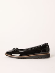 Friends Like These Comfort Patent Faux Leather Flat Ballerina Shoes - Image 5 of 5