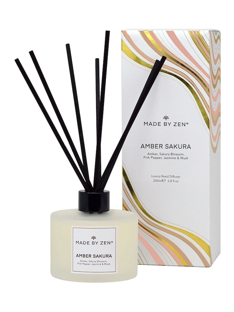 Made by Zen Signature Reed Diffuser Amber Sakura - Image 2 of 2