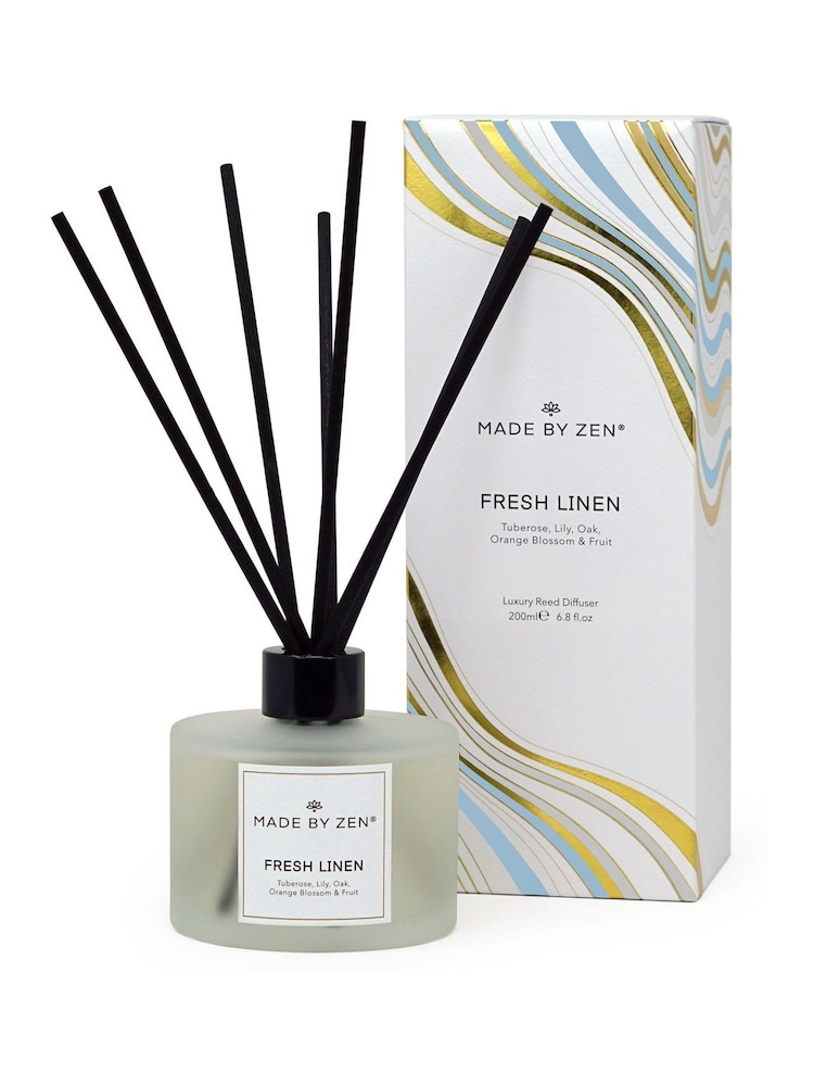 Made by Zen Signature Reed Diffuser Fresh Linen - Image 3 of 3