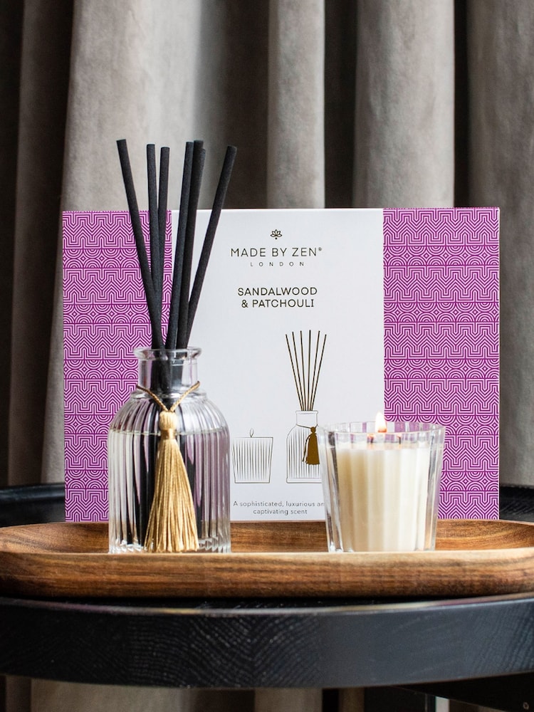 Made by Zen Riad Collection Gift Set Sandalwood and Patchouli - Image 1 of 3