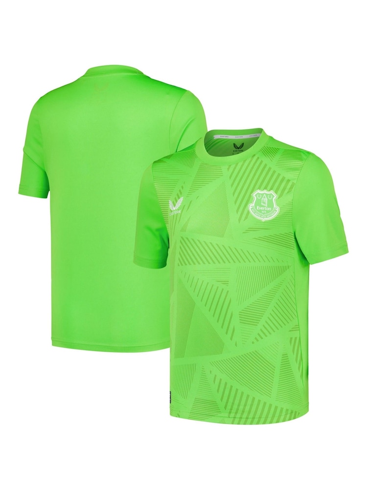 Castore Green Everton Home Goalkeeper Shirt 2024-25 Kids - Image 1 of 3