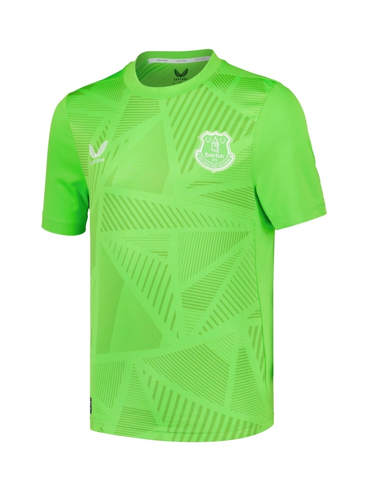 Castore Green Everton Home Goalkeeper Shirt 2024-25 Kids - Image 2 of 3