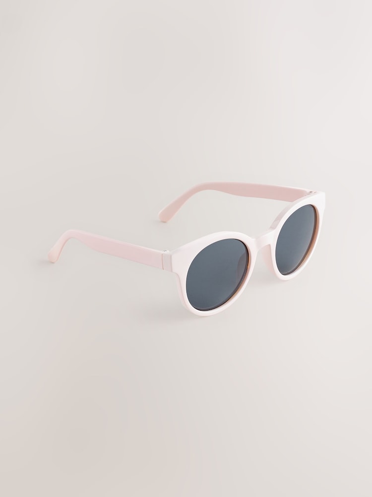 Light Pink Kids Round Sunglasses - Image 1 of 3